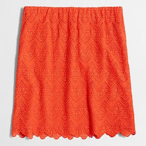 NWT Lace J Crew Skirt